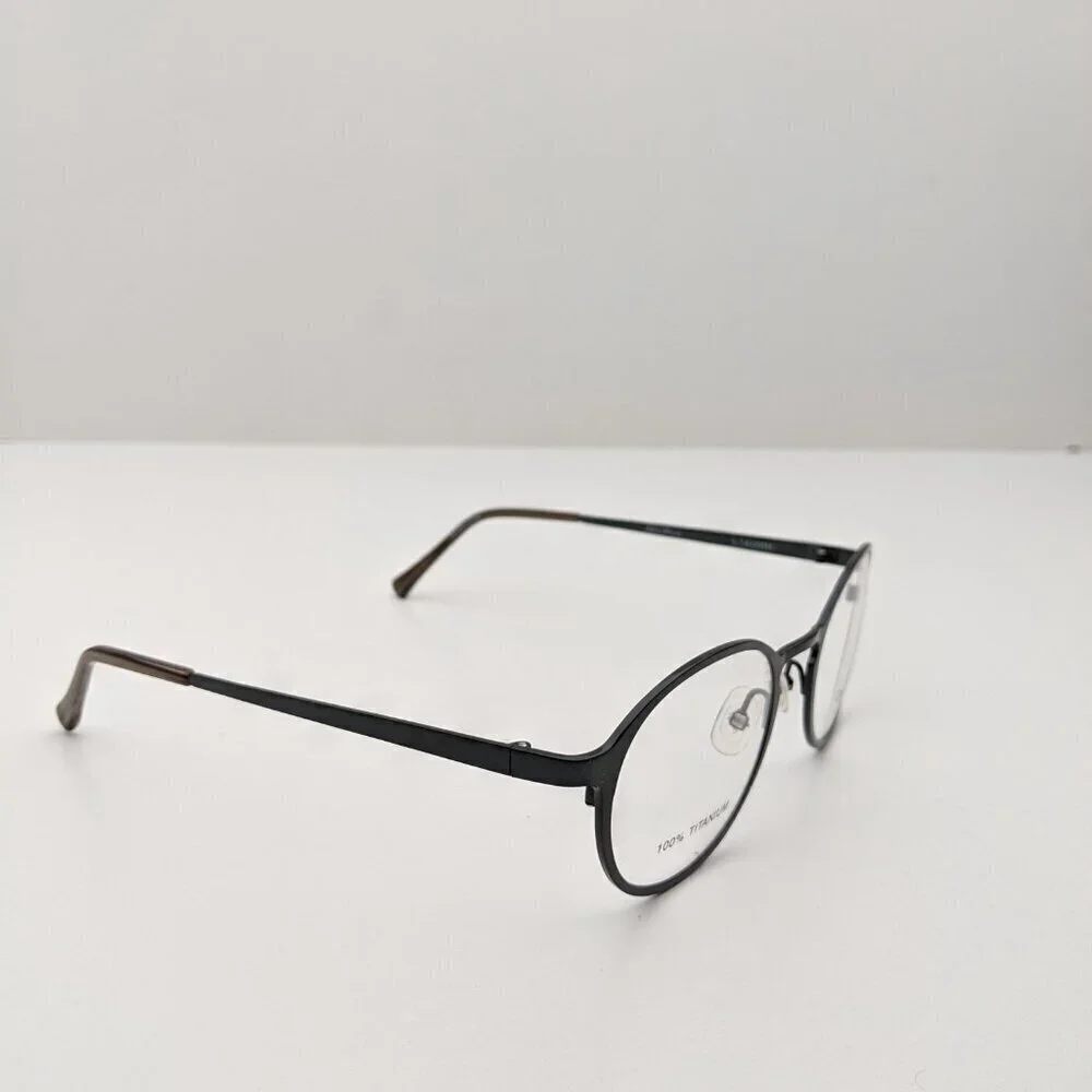 🕶️Cole Haan Brown Horn CH237 Eyeglasses 50/21/140 | ALH339🕶️​
